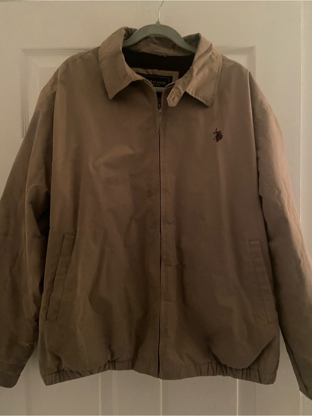 U.S. Polo Assn. Men's Tan Bomber Jacket